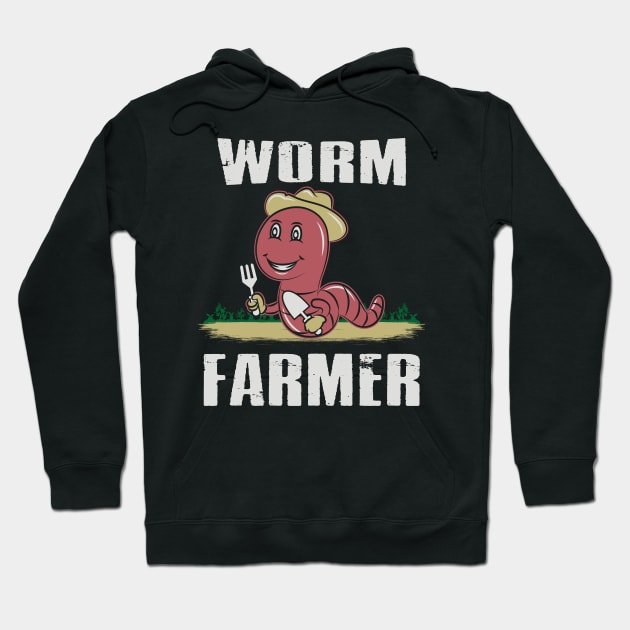 WORM FARMING: Worm Farmer Hoodie by woormle